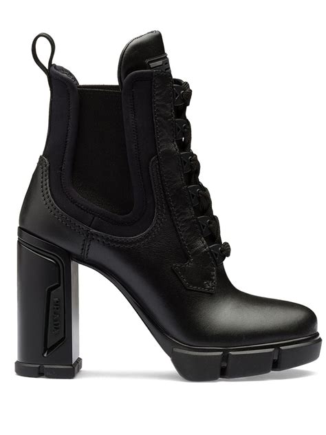 prada boots with pockets price|prada chunky heel ankle boots.